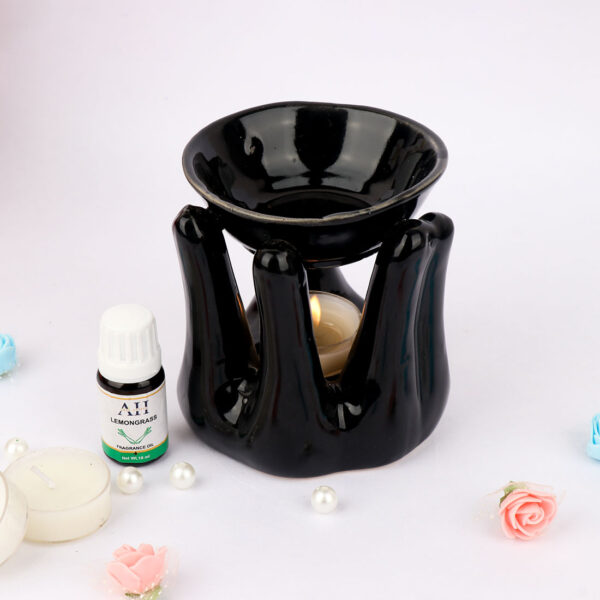 ceramic-black-hand-tealight-diffuser